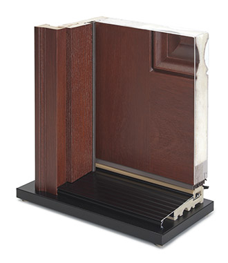 Rustic Collection Entry Door Cross Section